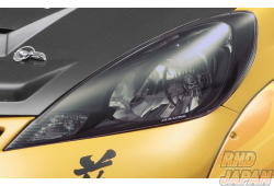 J's Racing Head Light Cover Set Smoke - GE8 Kouki