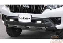 JAOS Front Bumper Guard Matt Black / Gun Metallic - Land Cruiser Prado 150 Series