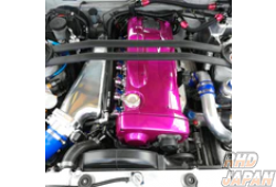 Nagahori Racing High Capacity Aluminum Surge Tank Kit 90mm Throttle Body silver - RB20DET