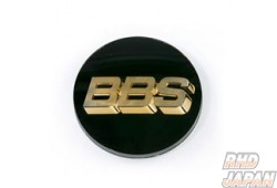 BBS Japan Wheel Center Cap Emblem - Black 56mm
