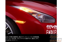 MCR Matchless Crowd Racing LED Front Winker Set - Clear R35 GT-R