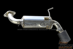 Power Craft Exhaust Muffler System Single Type Matt Black Titanium Tail - GR86 ZN8 M/T