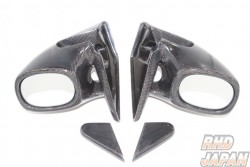 Charge Speed Aero Mirrors Carbon Fiber - CPV35