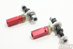 Super Now Tie Rod End Set Red 2Way Pillow Ball - CT9A