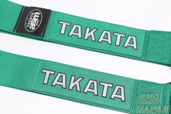 TAKATA Race 4 Bolt Right Snap Seat Belt Harness - Green