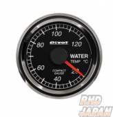 Pivot Compact Gauge 52 Water Temperature Meter - OBD Type