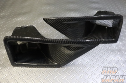 Garage Vary Rear Bumper Duct Panel Set Carbon Fiber Twill Weave - GR Yaris GXPA16