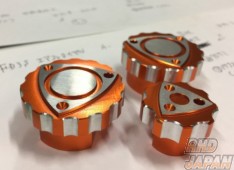 Super Now Rotor Air Con Dial Option Cut Set Titanium Almite - FD3S 