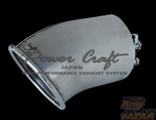 Power Craft Exhaust Muffler System Single Type Dolphin Tail - GR86 ZN8 M/T