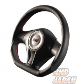 DAMD Sports Steering Wheel Black Leather Red Stitch SS358-D(F) - BP# BL# SG# GD# GG#