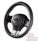 DAMD Sports Steering Wheel Black Leather Red Stitch SS360-RS - VMG VM4 VAB VAG