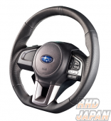 DAMD Sports Steering Wheel Black Leather Gray Stitch SS362-RX - BS9 BN9 SJG SJ5 GP7