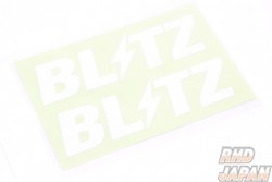 Blitz Logo Sticker White - 150mm