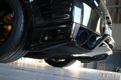 Top Secret Carbon Clear Coat Rear Under Bumper Diffuser Ver.2 - R35 GTR