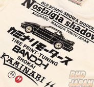 Tedman Kaminari Motors Long Sleeve Shirt Nostalgia shadow S13 Silvia - XL Off-White