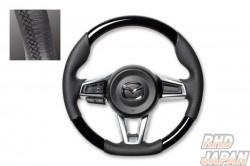 Real Steering Wheel Piano Black - ND5RC