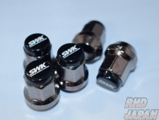S.W.K. Suzuki Works Kurume Heptagon Nut Racing Lock Nut Set 16pc - M12x1.25 Black