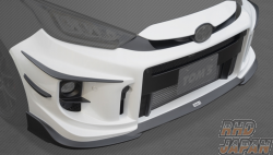TOM'S Styling Parts Type TK Front Bumper Unpainted Non-Safety Sense Package - GR Yaris GXPA16 MXPA12