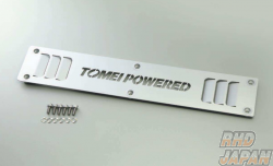 Tomei Engine Ornament Plate Hairline Hairline Alumite - Silvia PS13 180SX RPS13 SR20DET