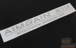 Aimgain Brand Sticker - 純VIP Silver
