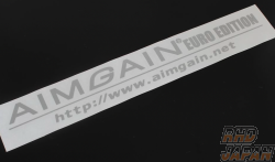 Aimgain Brand Sticker - Euro Edition Silver