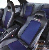 Garage Active Original Seat Cover Set Black X Blue - BNR32