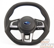 Kenstyle Steering Wheel Leather Orange Stitch - Forester SJ5 SJG BN9 BS9 GP7