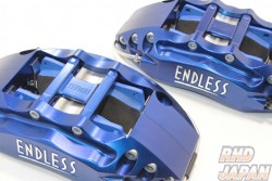 Endless Chibi6 Caliper Kit System Inch Up Kit-2 296 x 32 2pc Rotor MX72 Pads Blue Almite - S15