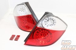 StellarV Full LED Clear/Red Tail Lamps - Fit GE6 FE7 GE8 GE9