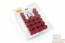 Work Wheels Japan RS Lock Type Lug Nuts Set M12x1.25 - Red