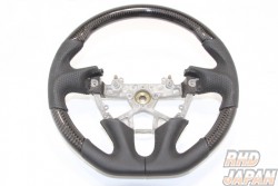 Real Steering Wheel Black Carbon Black Eurostitch - TE52 TNE52 PE52 PNE52