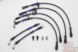 Endless 4Pot Caliper System Inch Up Kit Replacement Brake Line Front Left - Civic EG6 EK4