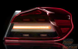 Corazon LED Tail Lamp Type-RF Flashing Winker Red Lens - WRX S4 VAG WRX STi VAB