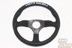 KEY`S Racing Steering Wheel Semi Deep Type - 325mm Leather