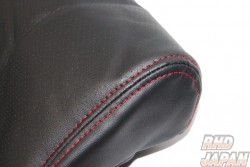 Superior Auto Creative Perforate Version Seat Cover Rear Red Side Stitch - FD3S