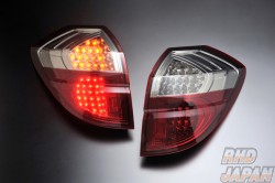 Clear World Dual LED Tail Lamp Set Red Light Smoke - BP9 BPE BPH BP5