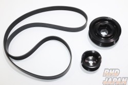 Toda Racing Light Weight Front Pulley Kit A/C Black - CL7