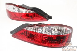 78 Works LED Tail Lamp Version 3 Red Clear - S15
