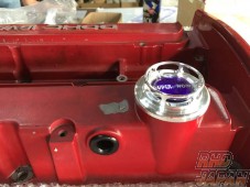 Super Now Super Light Oil Filler Cap - Red Toyota M37 X P3.0