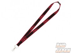 TRD Neck Strap - Black x Red