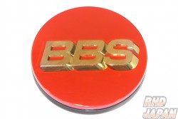 BBS Japan Wheel Center Cap Emblem - Red 70mm with Ring