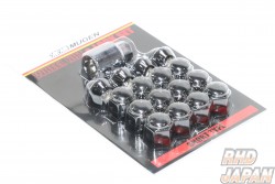 Mugen Wheel Nut and Lock Set Short Type - Black