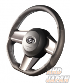 DAMD Sports Steering Wheel Black Leather Gray Stitch SS362-D - BM9 BRF BR9