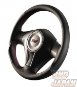 DAMD Sports Steering Wheel Black Leather Red Stitch SS358-S(F) - BP# BL# SG# GD# GG#