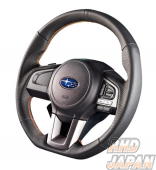 DAMD Sports Steering Wheel Black Leather Orange Stitch SS362-RX - BS9 BN9 SJG SJ5 GP7