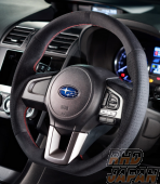DAMD Sports Steering Wheel Black Suede Red Stitch SS362-RX - BS9 BN9 SJG SJ5 GP7
