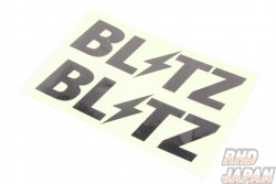 Blitz Logo Sticker Black - 200mm