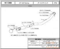 Kakimoto Racing Exhaust Muffler Replacement Band - BN302