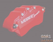 Weber Sports Brake Caliper Cover Set Rear - Type G5R1 Red