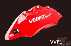 Weber Sports Brake Caliper Cover Set Front - Type VVF1 Red
